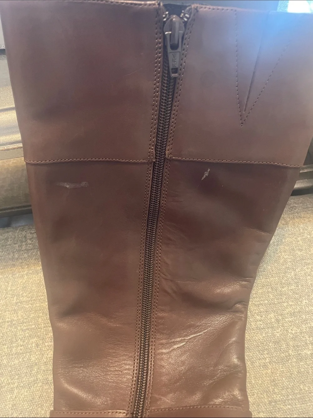 Ralph Lauren Brown Women's Riding Boots - Classic Knee High Leather